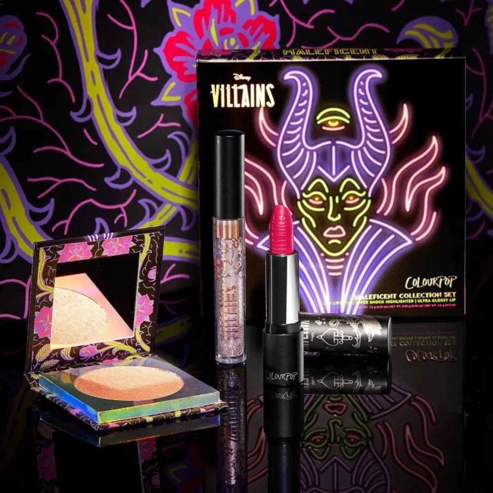 COLOURPOP Disney Villains Maleficent Set